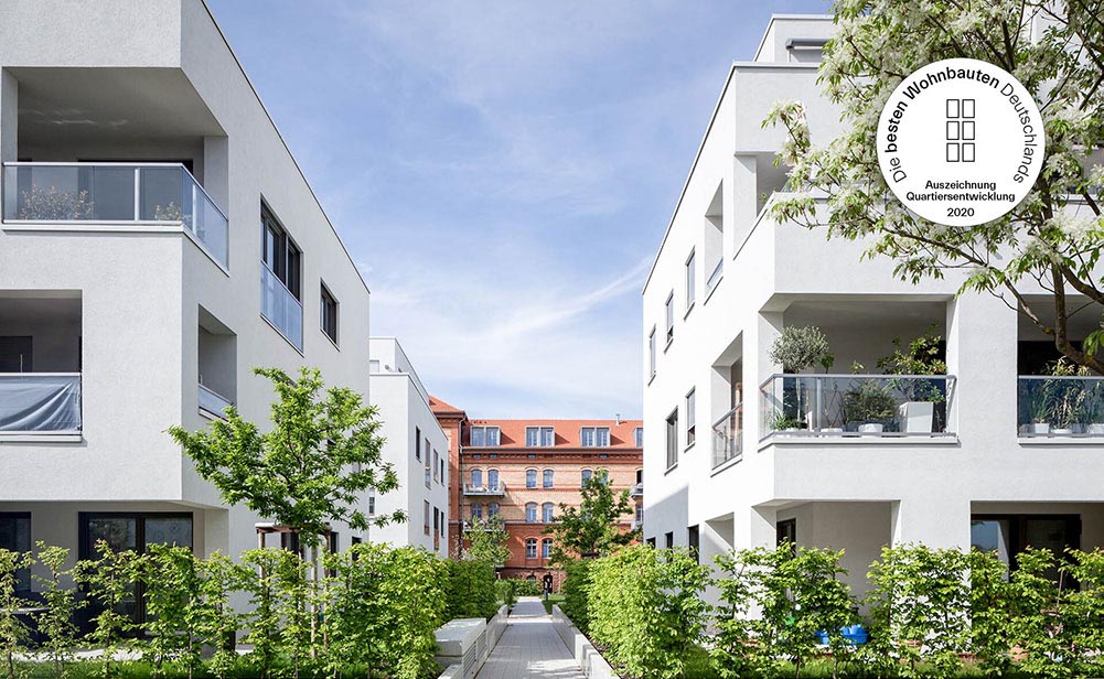 Die besten Wohnbauten Deutschlands Auszeichnung Quartiersentwicklung